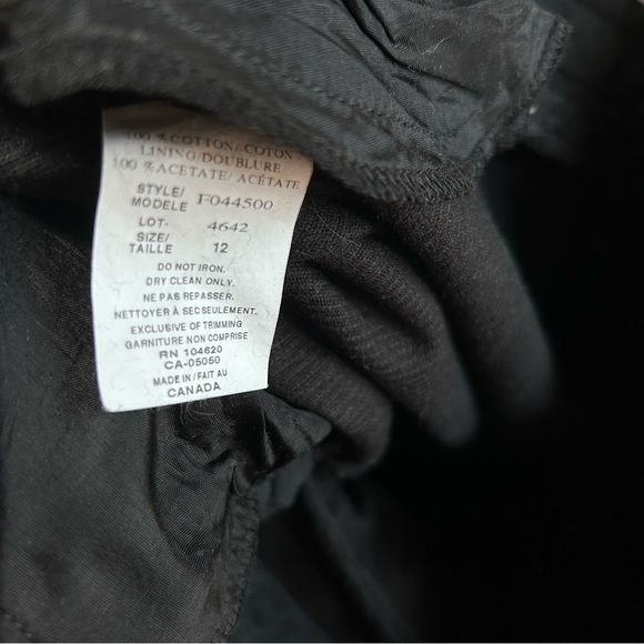 JOSEF Retro Wide Boot Leg Corduroy Jeans 100% Cotton Black Size 12 - Picture 3 of 8